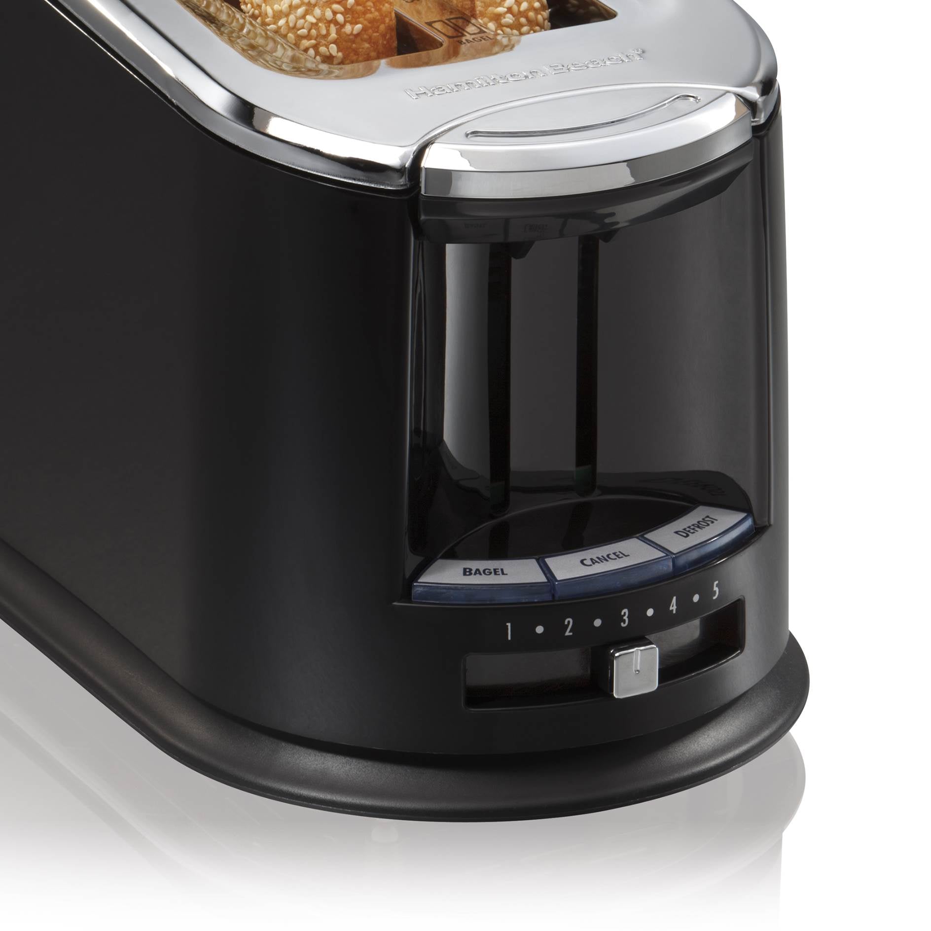Hamilton Beach 22323 Extra-Wide 2-Slice Toaster W/ Tongs - Black (Open Box)