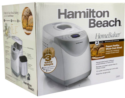 Hamilton Beach 29881 HomeBaker 2 Pound Automatic Breadmaker (Open Box)