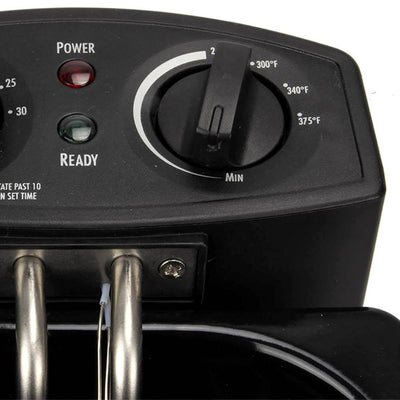 Hamilton Beach 8 Cup Fast Cooking Stainless Steel Deep Fryer with Lid | 35200