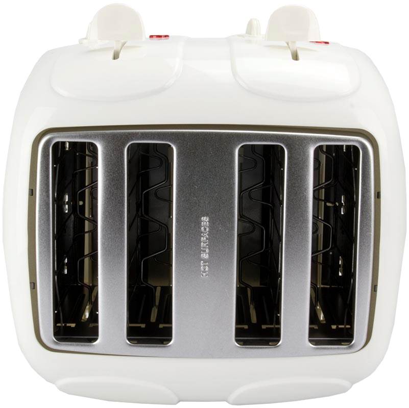 Proctor Silex Cool Touch 4-Slice Toaster Auto Shutoff(White) | 24203Y (Open Box)