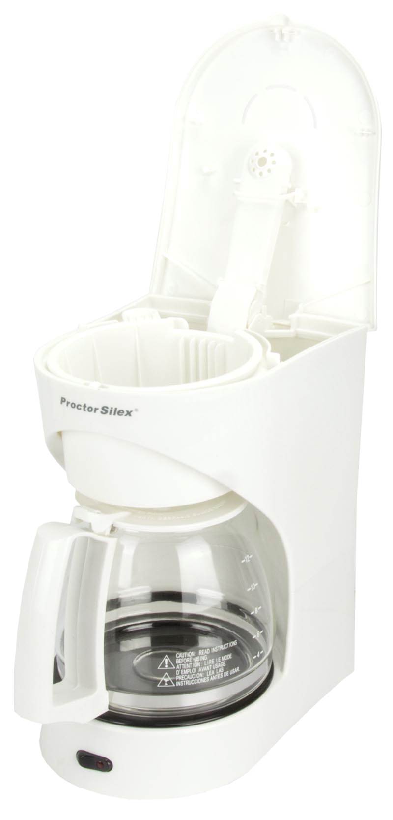 Proctor Silex 43501Y 12-Cup Coffee Coffeemaker Brewer  CounterTop -White (Used)
