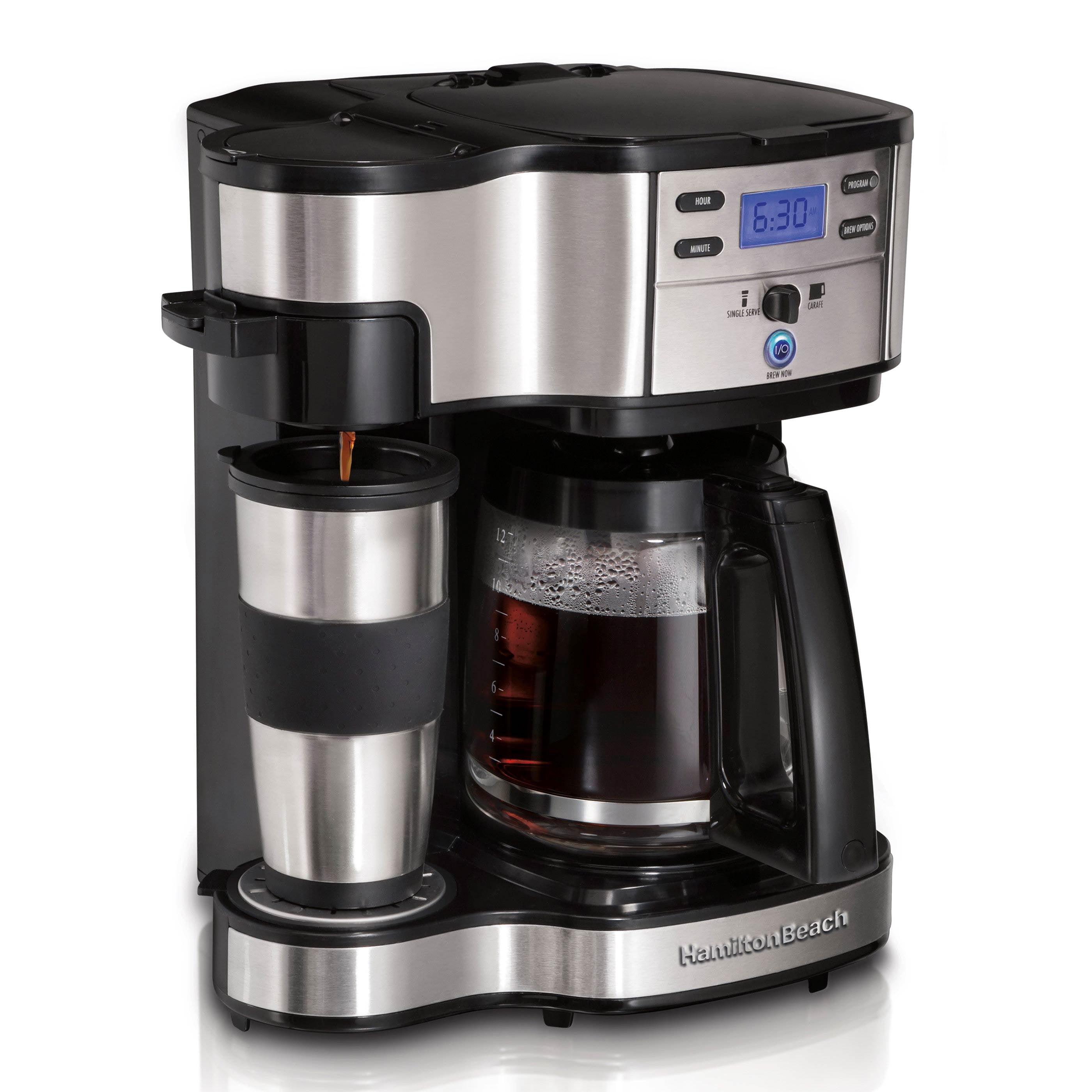 Hamilton Beach 2 Way Single Serve or 12 Cup Programmable Coffee Maker (Used)