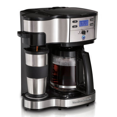 Hamilton Beach 2 Way Single Serve or 12 Cup Programmable Coffee Maker (Used)