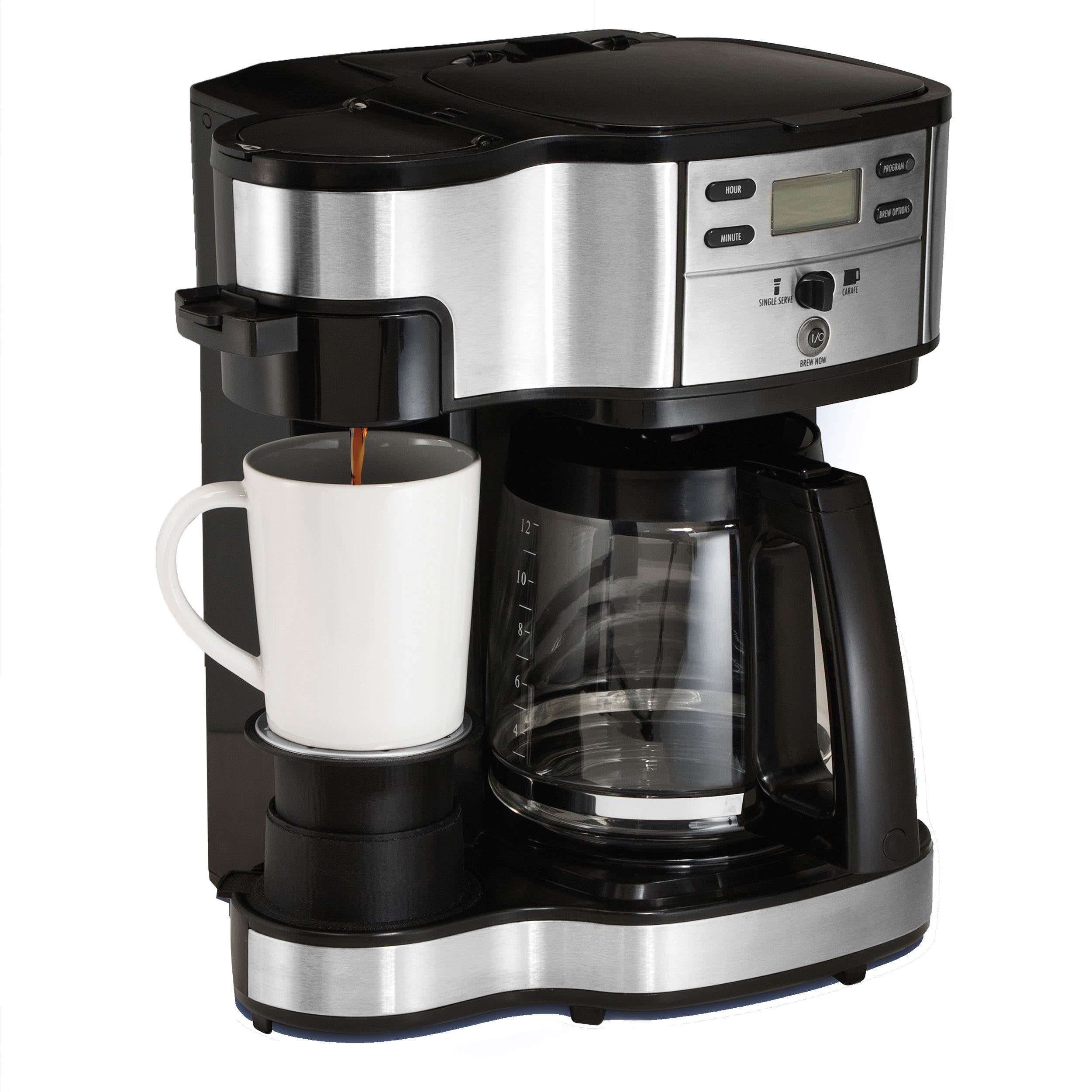 Hamilton Beach 2 Way Single Serve or 12 Cup Programmable Coffee Maker (Used)