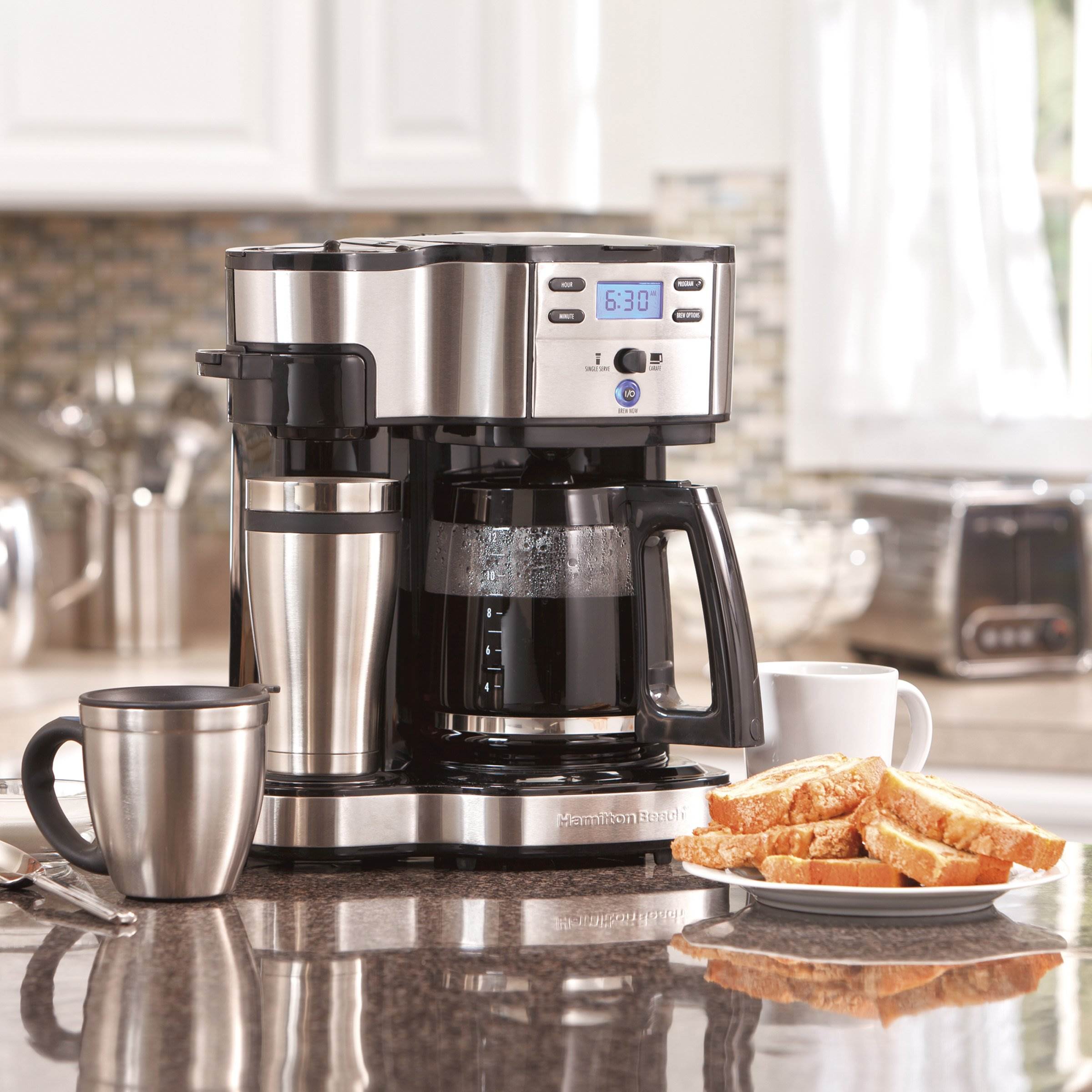 Hamilton Beach 2 Way Single Serve or 12 Cup Programmable Coffee Maker (Used)