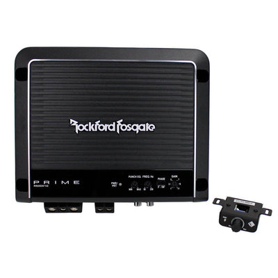 Rockford Fosgate 500 Watt Mono D Power Car Audio Amplifier with Remote (Used)