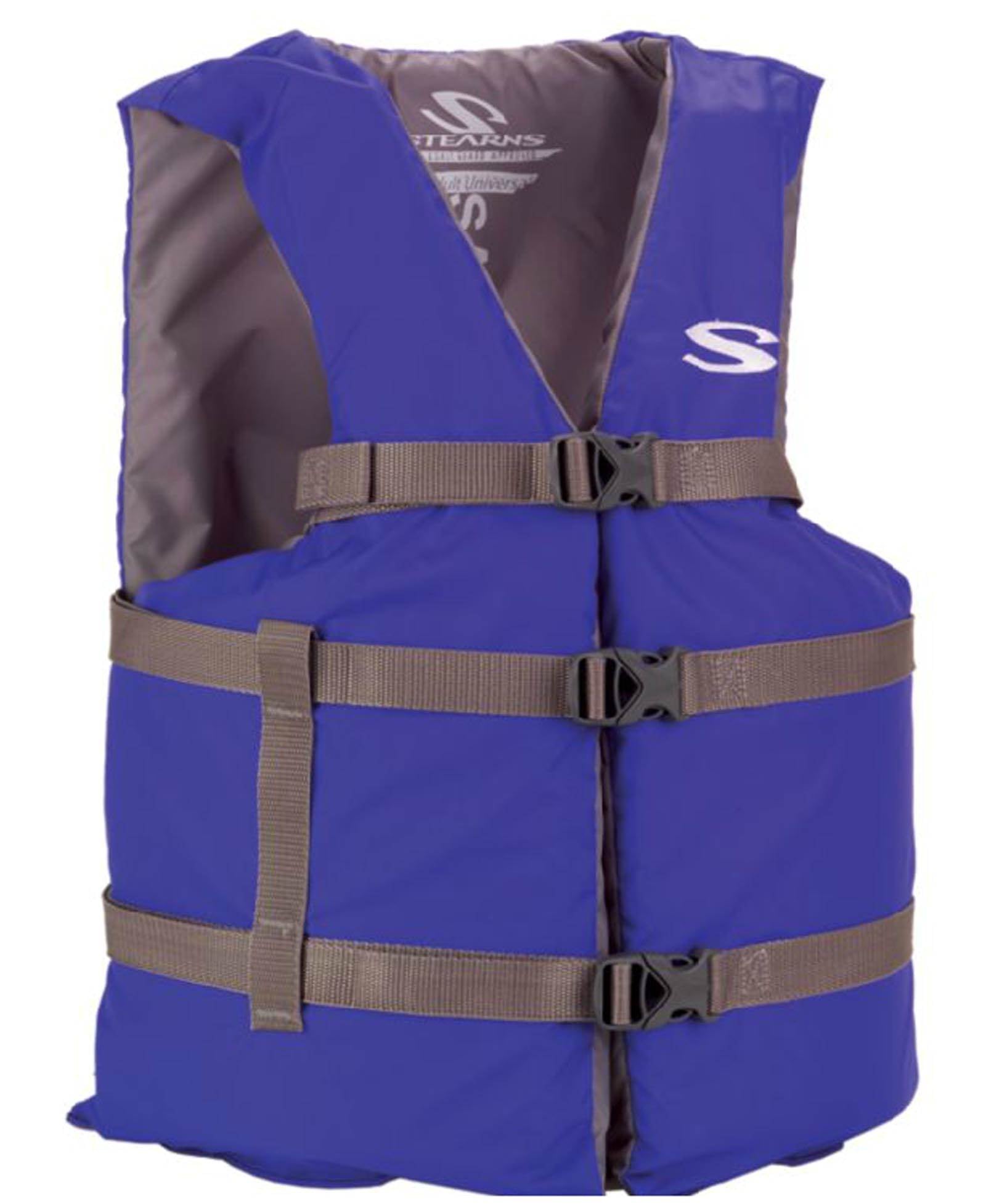 Coleman Stearns Adult Classic Series Universal Life Jacket Vest, Blue (Open Box)