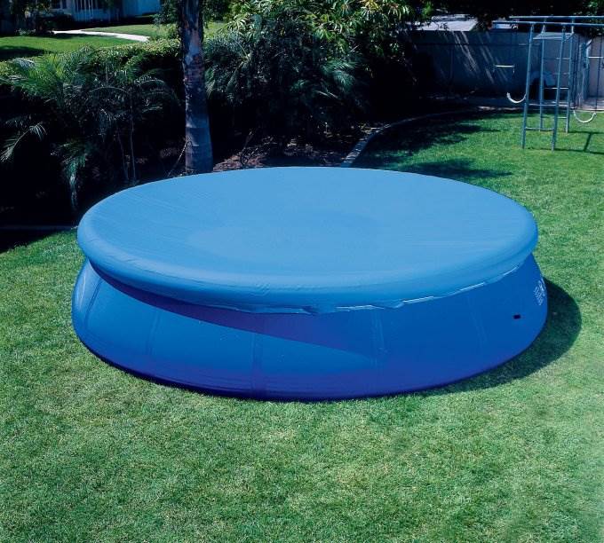INTEX 10' Easy Set Swimming Pool Debris Cover Tarp | 58938E - Open Box - VMInnovations