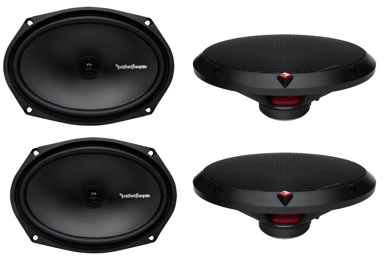 Rockford Fosgate R169X2 6x9" 260W 2 Way Car Coaxial Speakers Audio Stereo