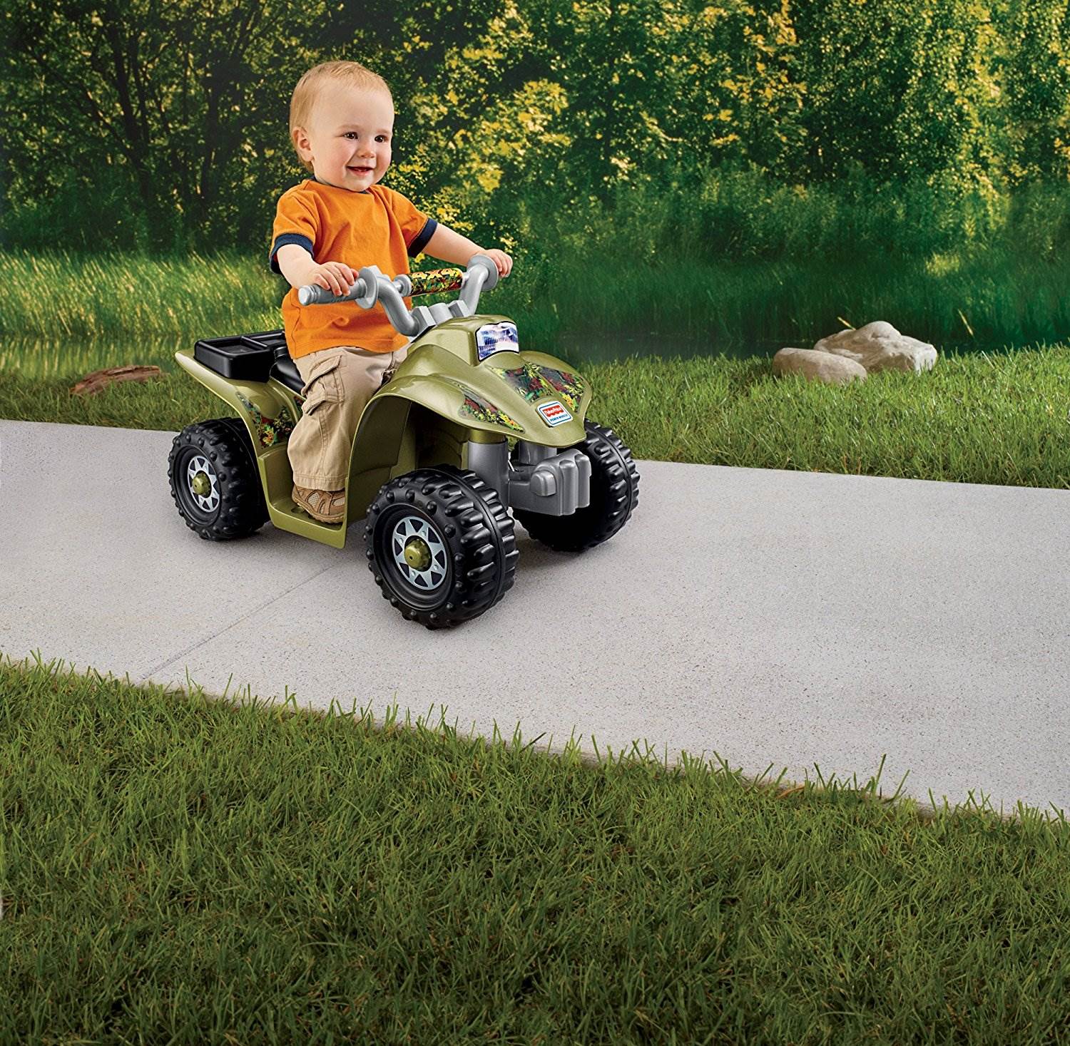 Fisher Price Power Wheels Lil' Quad 6V ATV Ride-On Camo | X3050 - (Used)