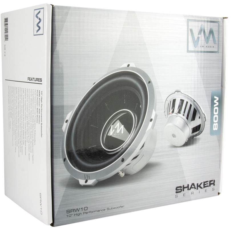 4 VM Audio SRW10 10" 3200W Car Subwoofers Power Subs Woofer DVC 4 Ohm 3200 Watts