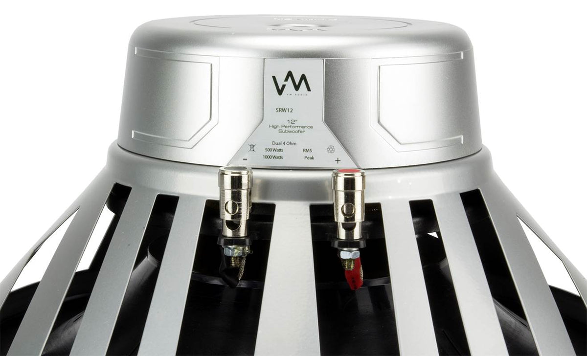 2 VM Audio SRW12 12" 2000W Car Subwoofers Power Subs DVC 4 Ohm 2000 Watts