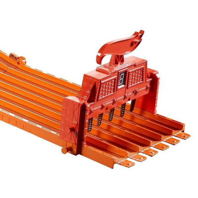 Mattel Hot Wheels Super 6-Lane Raceway Track w/ 6 Race Cars | (Open Box)