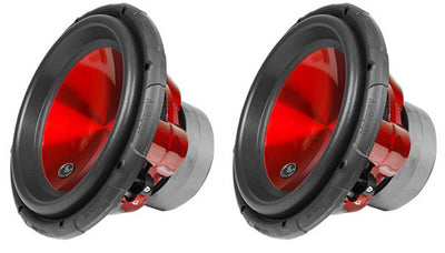 2) Audiopipe TXX-APC-12RD 12" 3200W Car Subwoofers Subs Woofers TXXAPC12RD DVC