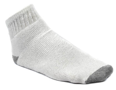 6 Pairs Starter SM48026 Men's Ankle Socks Shoe White - Size 6-12- Open Bag