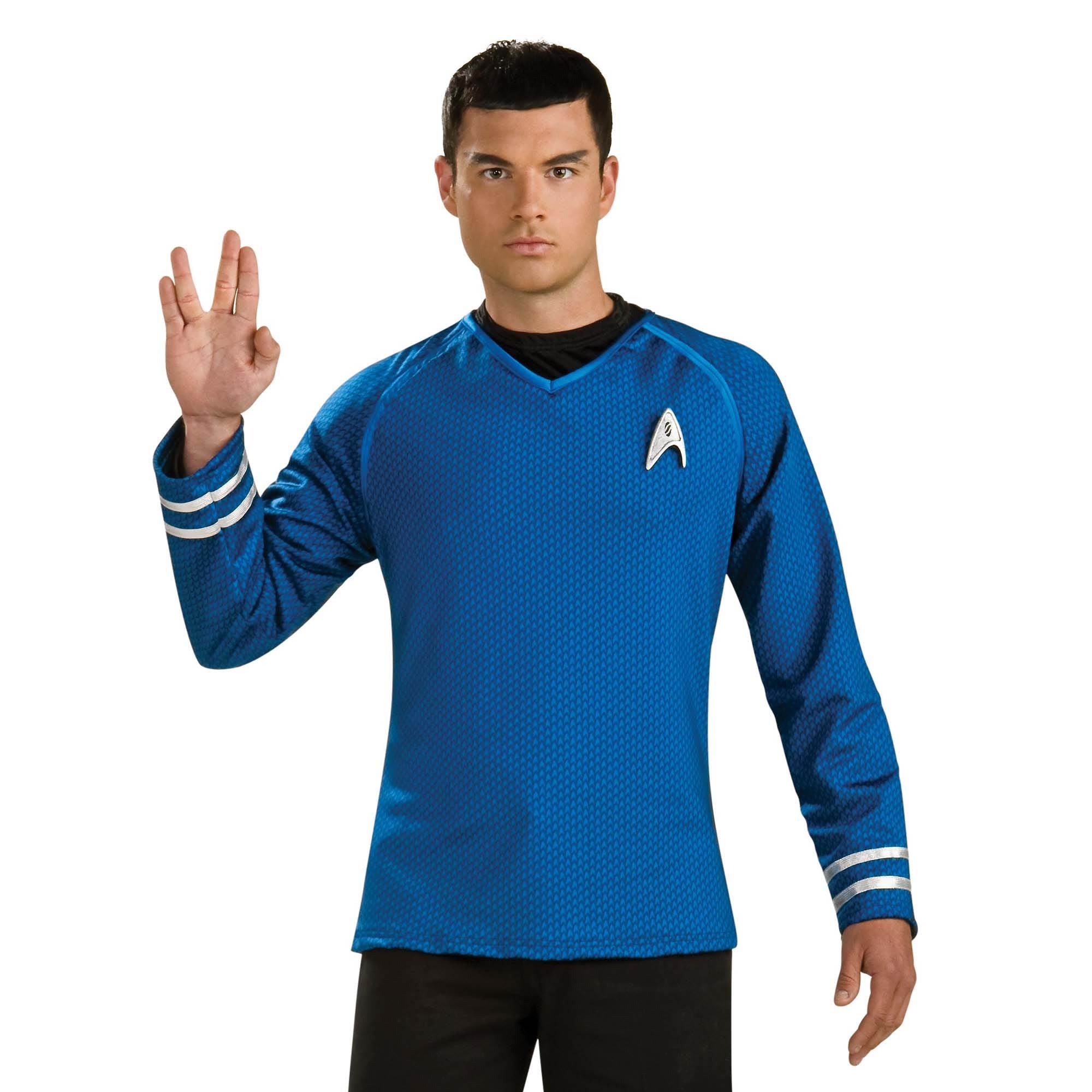Rubies Star Trek Grand Heritage Spock Adult Blue Costume - X-Large (Open Box)