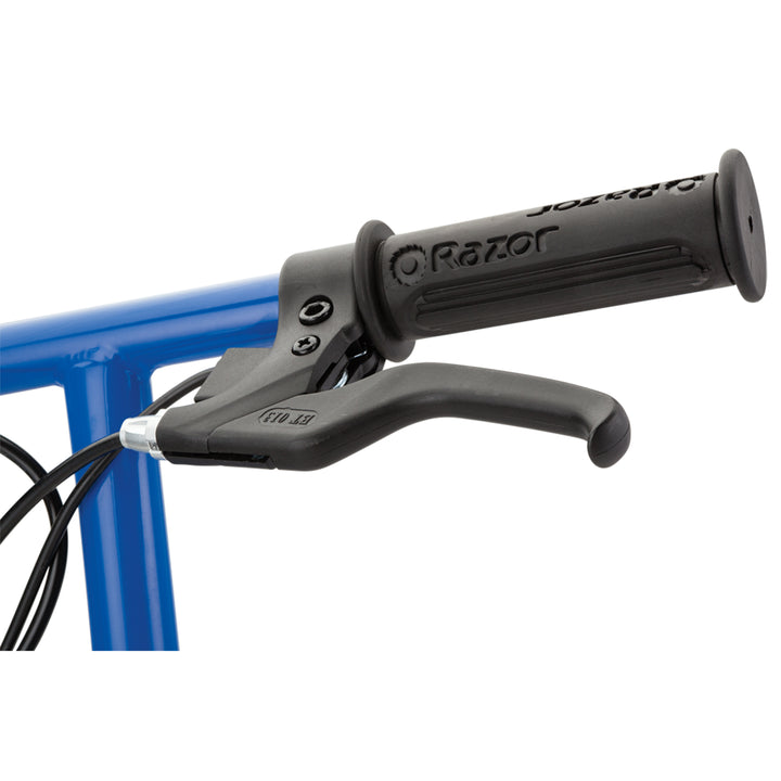 Razor E100 Motorized Rechargeable Kids Toy Electric Scooters, 1 Black & 1 Blue