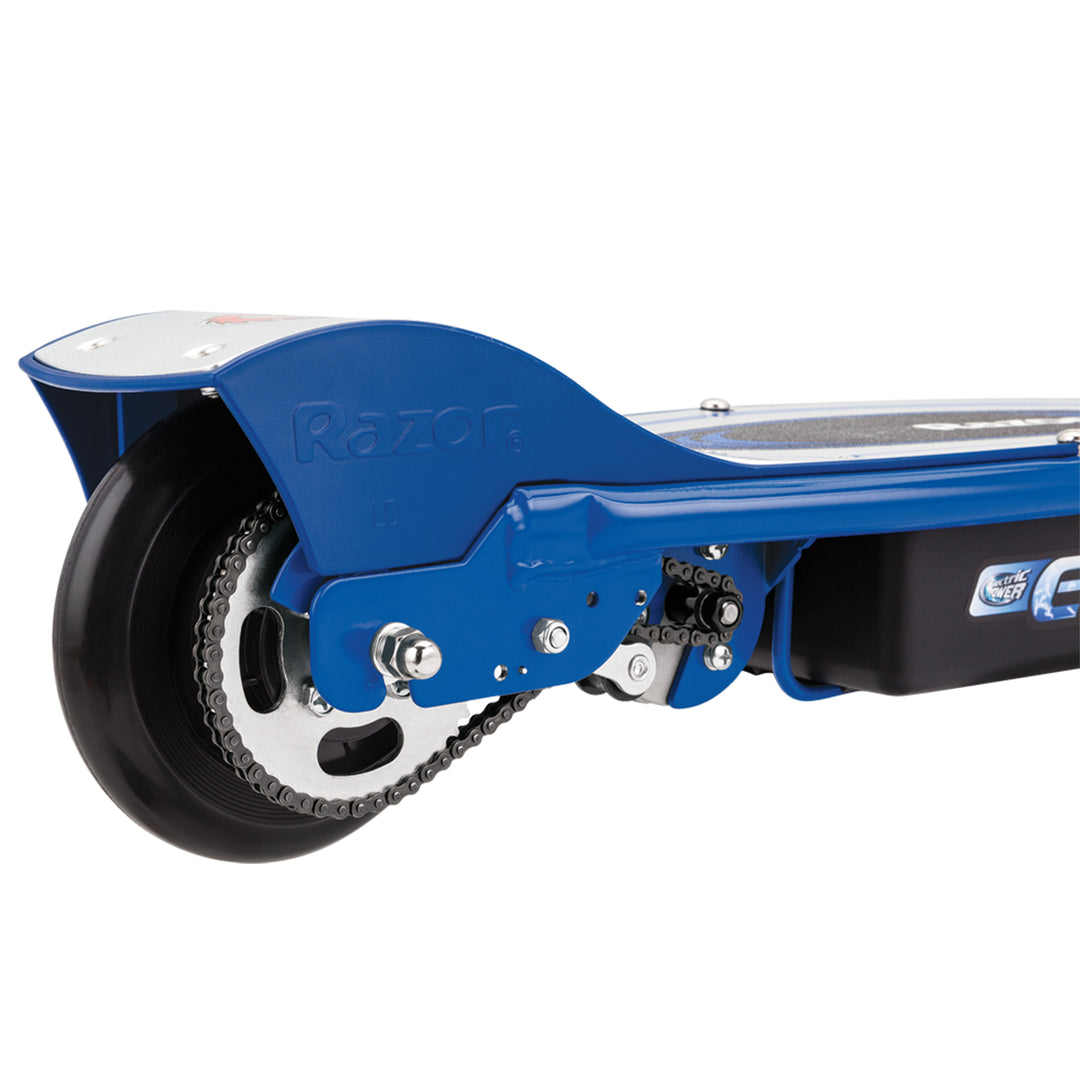 Razor E100 Kids Ride On 24V Motorized Powered Electric Kick Scooter Toy, Blue