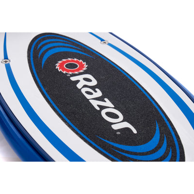 Razor E100 Kids Motorized 24V Electric Ride-On Scooter w/ Helmet and Pads, Blue