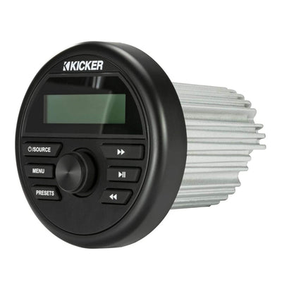 Kicker 46KMC2 Weather-Resistant Marine Grade Gauge Mount Media Center Receiver