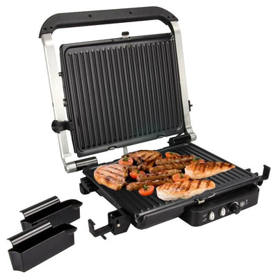 Grundig 1805301U 120 sq.in 12x10" Electric Home Kitchen Grill - Open Box