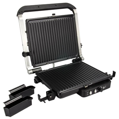 Grundig 1805301U 120 sq.in 12x10" Electric Home Kitchen Grill - Open Box