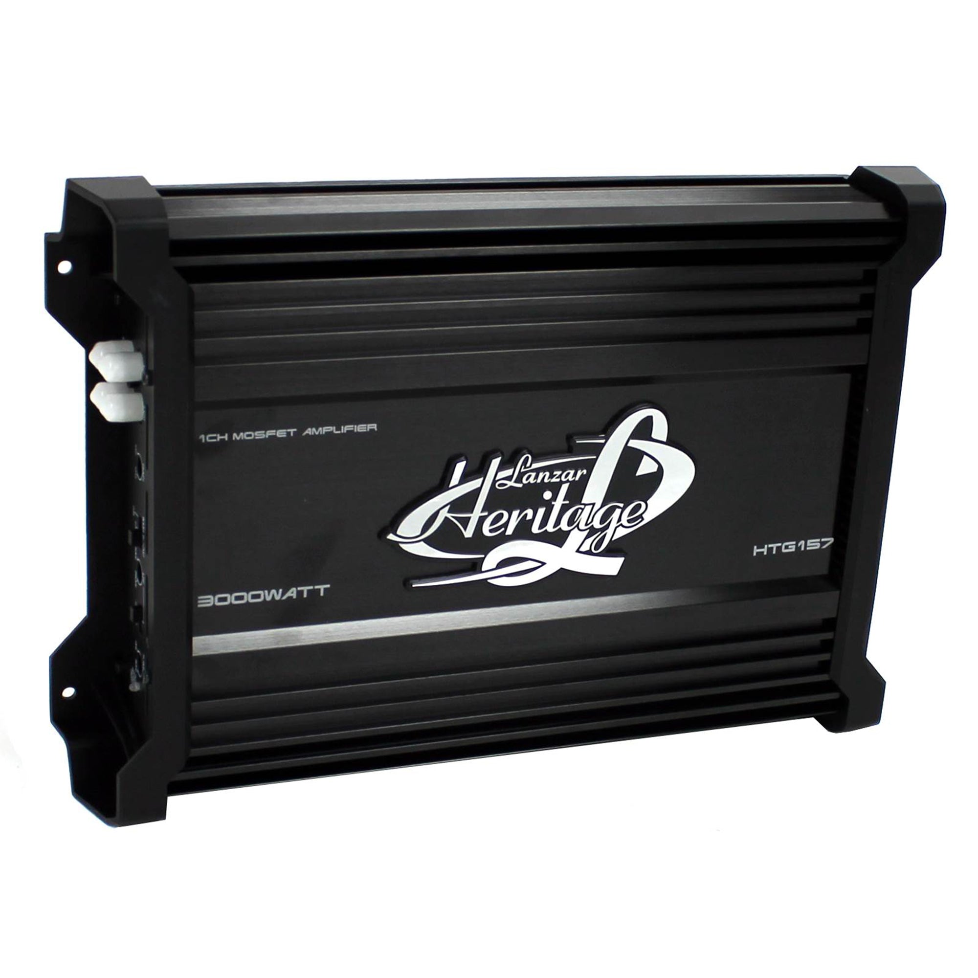 Lanzar HTG157 3000W Mono MOSFET Car Amp & Soundstorm AKS8 8 Gauge Amp Wiring Kit