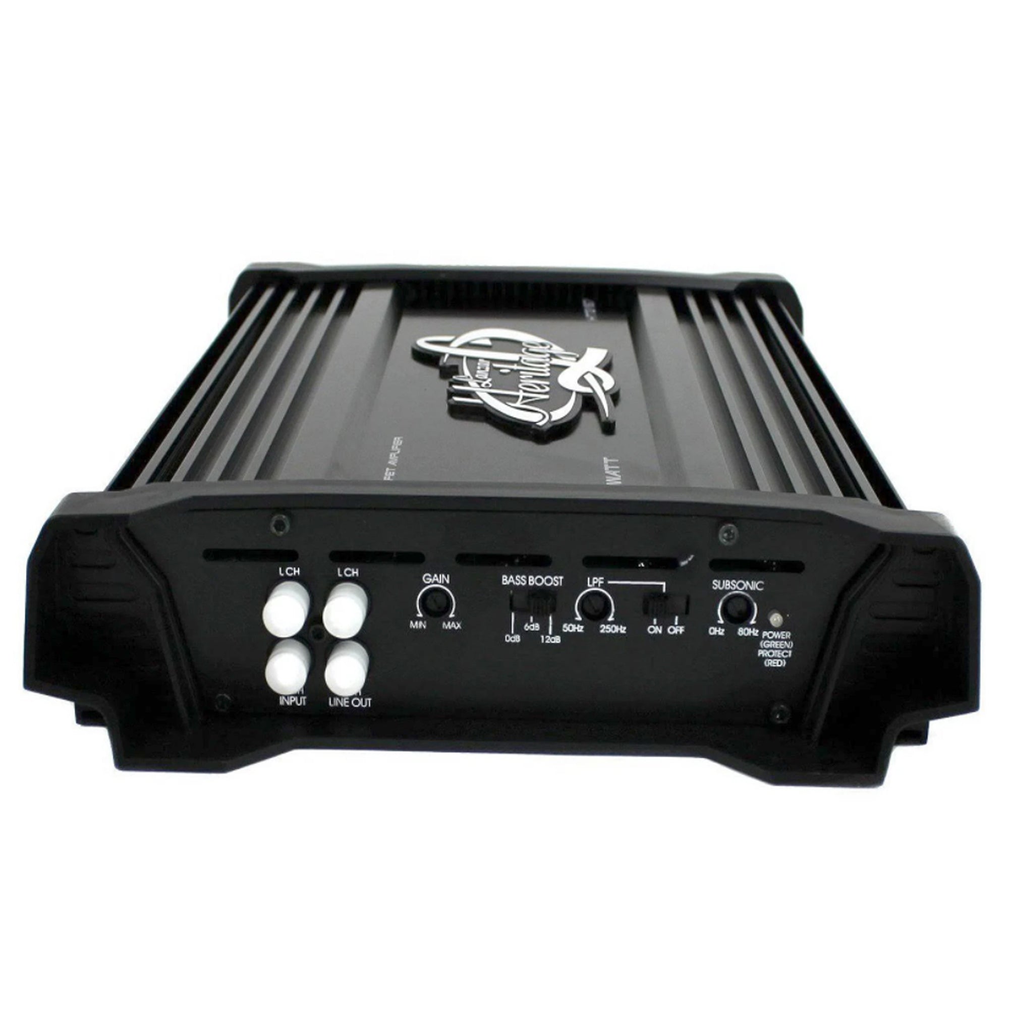 Lanzar HTG157 3000W Mono MOSFET Car Amp & Soundstorm AKS8 8 Gauge Amp Wiring Kit