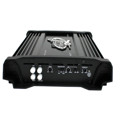 Lanzar HTG157 3000W Mono MOSFET Car Amp & Soundstorm AKS8 8 Gauge Amp Wiring Kit