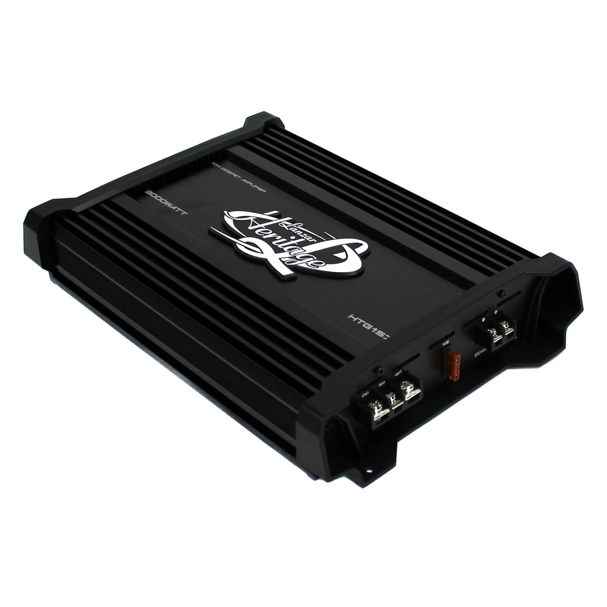 Lanzar HTG157 3000W Mono MOSFET Car Amp & Soundstorm AKS8 8 Gauge Amp Wiring Kit
