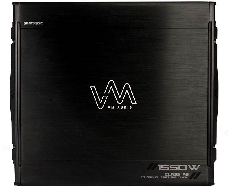 VM Audio 2 Channel Car Amplifier 1600W 10" Subs Power Amp Kit MOSFET Car Stereo