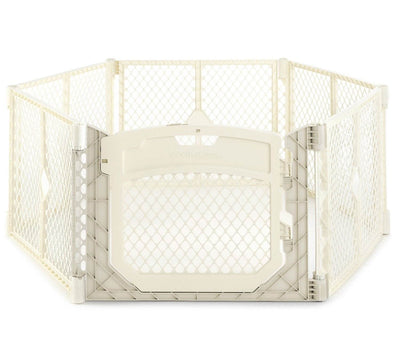 North States Superyard Ultimate Baby/Pet Gate & Play Yard - Ivory (Open Box)