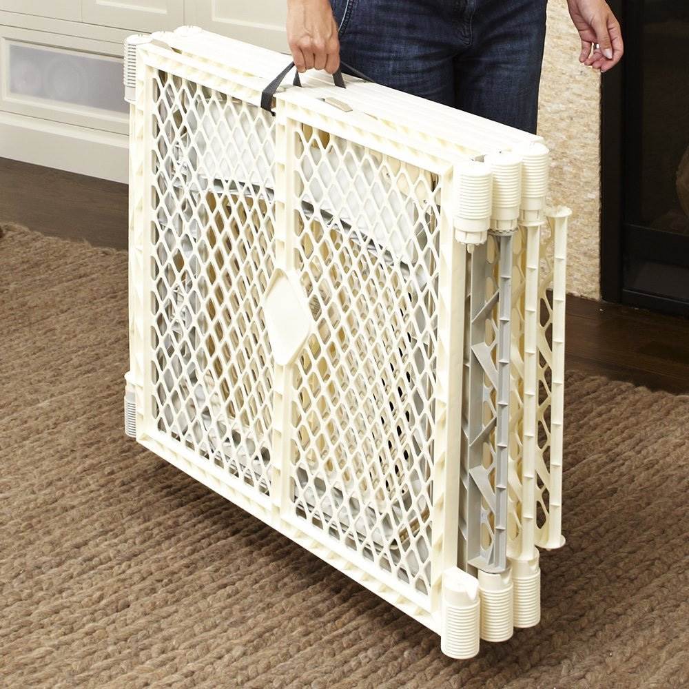 North States Superyard Ultimate Baby/Pet Gate & Play Yard - Ivory (Open Box)
