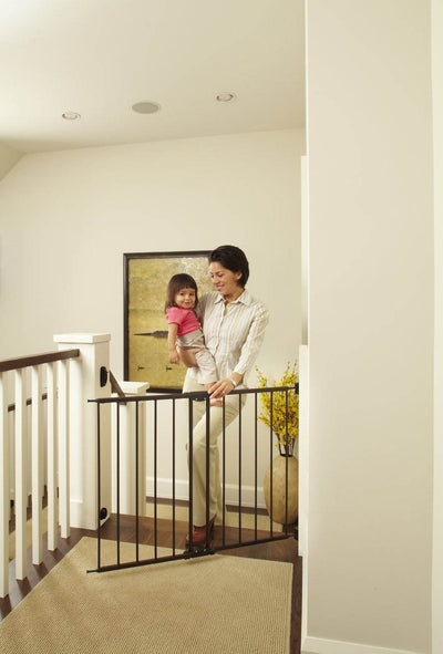 North States Easy Swing & Lock Baby Child Pet Gate - Bronze | 4950 (Open Box)