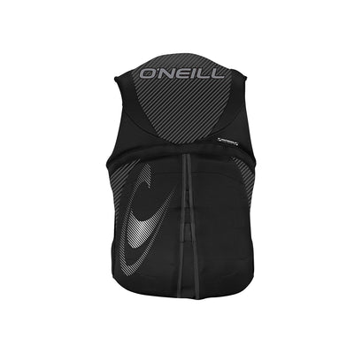 O'Neill Reactor USCG Wakeboarding Life Vest, Size Large, Black (Open Box)