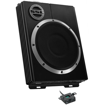 SOUNDSTORM LOPRO10 10" 800W Car Under Seat Powered Subwoofer & Installation Kit
