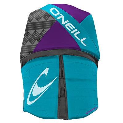 O'Neill Women's Wakeboarding & Waterskiing Vest, Size 10, Turquoise (Open Box)
