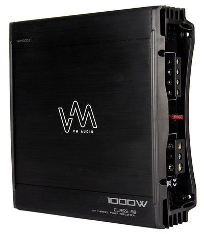 VM Audio Car Stereo Kit 800W Sub 1000W 2 Channel Amplifier Capacitor Wiring Kit