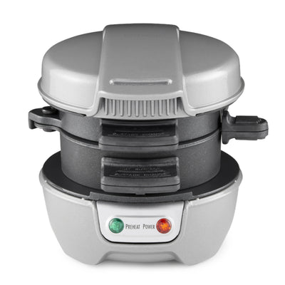 Hamilton Beach Breakfast Sandwich Maker Kitchen Counter Top Press (Open Box)