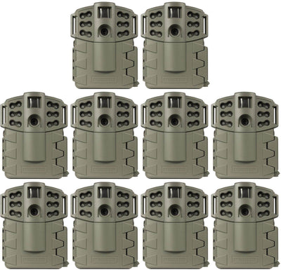 Moultrie Game Spy A-5 Gen2 Low Glow IR Digital Trail Hunting Cameras (10 Pack)