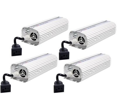 (4) QUANTUM 600W Watt HPS & MH Dimmable Digital Grow Light Lamp Ballasts | QT600