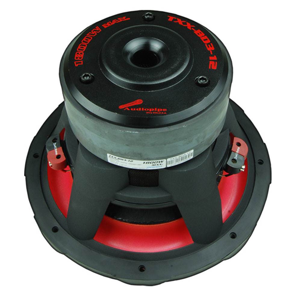 Audiopipe TXX-BD3-12 12 Inch 3600W Car Audio Subwoofers Subs Woofers (2 Pack)