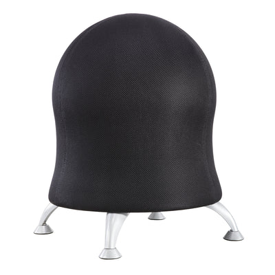 Safco Zenergy Low Profile Active SeatingBalance Ball Office Desk Chair, Black