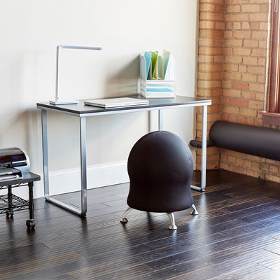 Safco Zenergy Low Profile Active SeatingBalance Ball Office Desk Chair, Black
