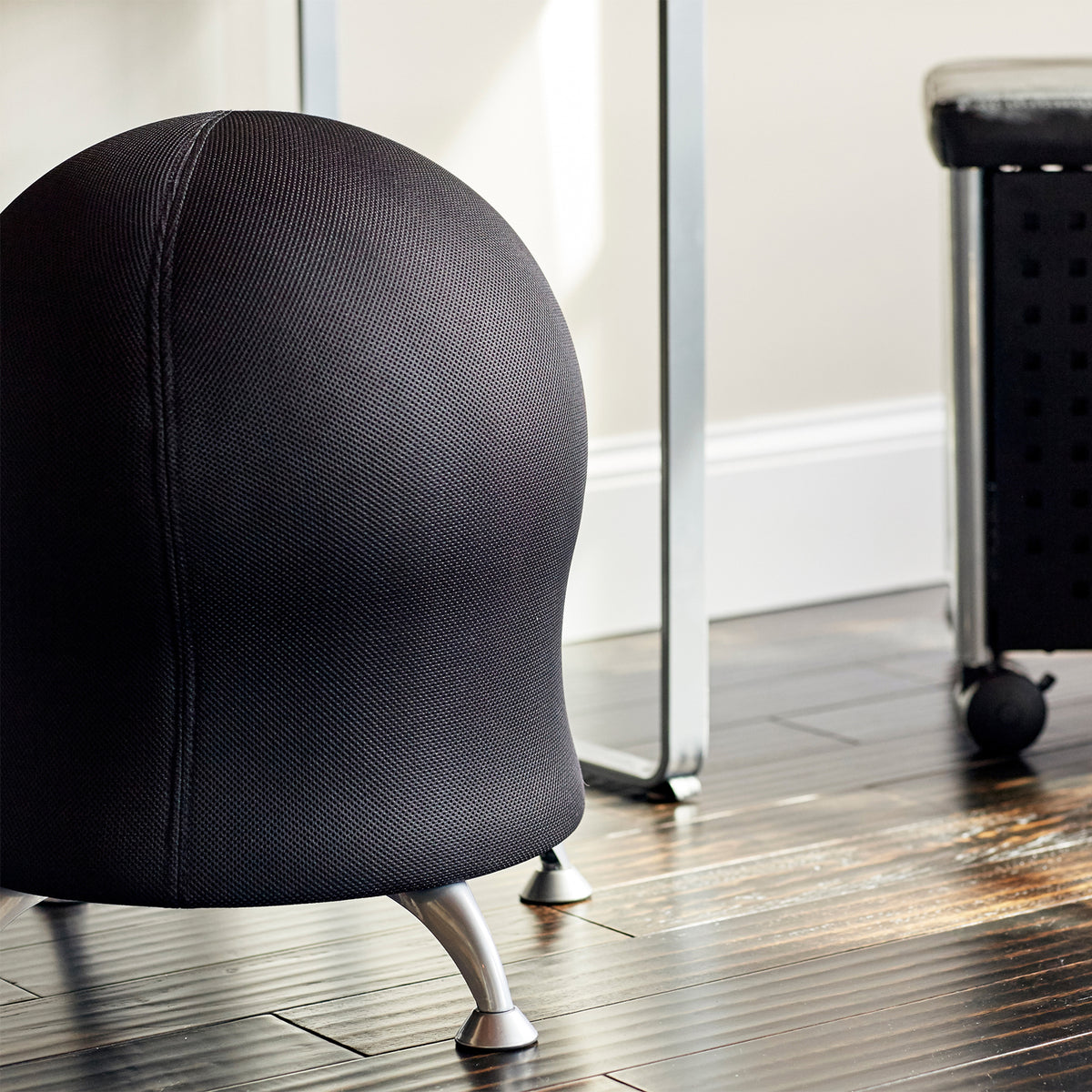 Safco Zenergy Low Profile Active SeatingBalance Ball Office Desk Chair, Black