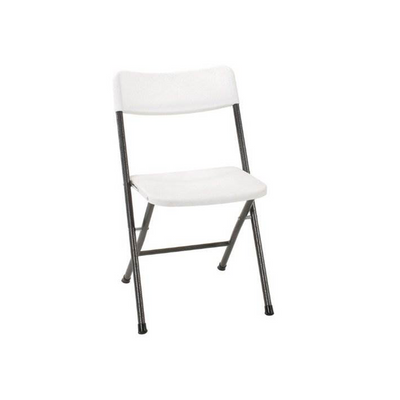 Cosco Indoor/Outdoor Folding Resin Chairs - White (4-Pack) - Open Box