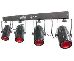 NEW! CHAUVET 4BAR LED Novelty Light Kit + 4PLAY DMX Light +6SPOT Dance Bar Light