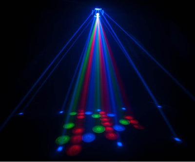 NEW! CHAUVET CUBIX 6 Channel LED DJ Disco Dance Effect Light + 25 FT DMX Cable