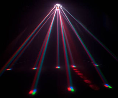 NEW! CHAUVET CUBIX 6 Channel LED DJ Disco Dance Effect Light + 25 FT DMX Cable