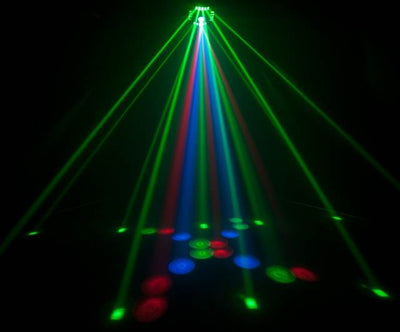 NEW! CHAUVET CUBIX 6 Channel LED DJ Disco Dance Effect Light + 25 FT DMX Cable